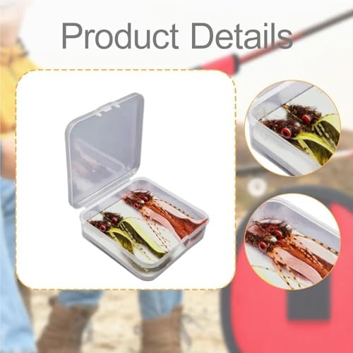Fly Fishing Lures 4 PCS High Carbon Steel Fly Fishing Flies Lures Assortment Box Durable Set Salmon Accessories - Image 3