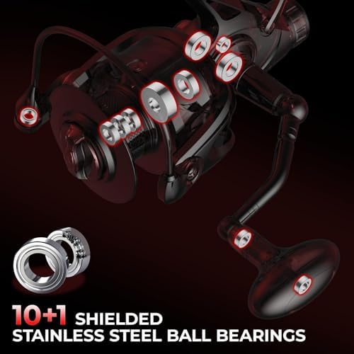 KastKing Sharky Baitfeeder III Spinning Reels with 5.5:1 Gear Ratio - Image 4