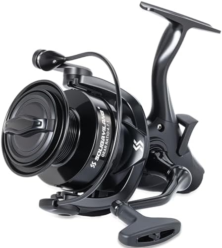 Sougayilang Spinning Reel,33Lbs Max Drag Fishing Reel,Full-Metal Spool+CNC-Machined Crank,for Freshwater Saltwater Bass and Catfish. by Sougayilang