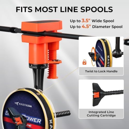 KastKing Kalibrate Fishing Line Spooler, Line Counter & 5" Braid Scissors - Image 6