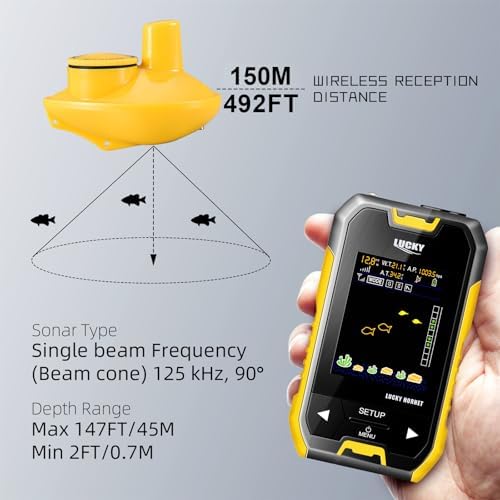 LUCKY Kayak Portable Fish Depth Finder for Boats and Bank - Image 4