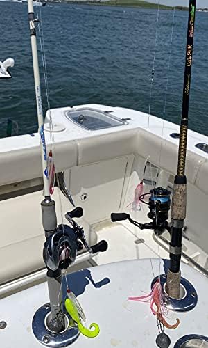UMT Fluke Flounder Ocean Hi/Lo Rig – BUCKTAIL Teaser Hook for Saltwater – Size 5/0 Hook - 40lb Heavy Duty Mono 3ft Long - Black Duo-Lock Snaps - Hand Tied - Image 6