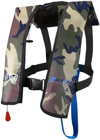Automatic/Manual Inflatable Life Jacket for Adults | Water Sports by HWAYAN