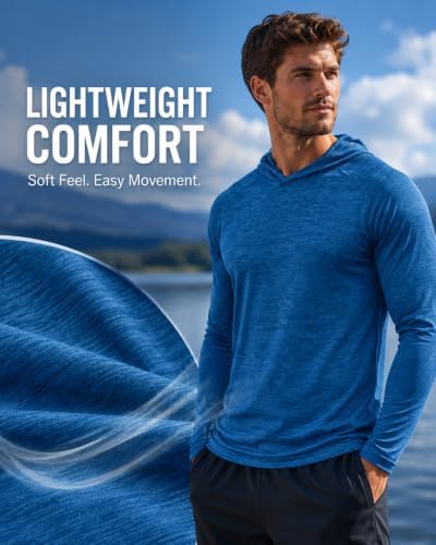 ZITY Men's Lightweight Pullover Hoodie UPF 50+ Fishing Shirts Sweatshirt - Image 4
