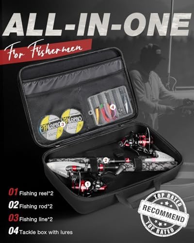 Ghosthorn Fishing Rod and Reel Combo,Telescopic Fishing Pole Travel Kit - Image 4