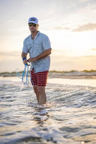 HUK Men's Tide Point Kc Scott Original Artwork Short Sleeve Shirt, Fishing Button Down - Image 6