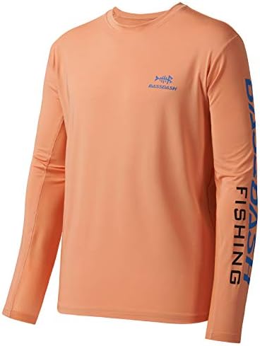 BASSDASH Fishing T Shirts for Men UV Sun Protection UPF 50+ Long Sleeve Tee T-Shirt by Bassdash
