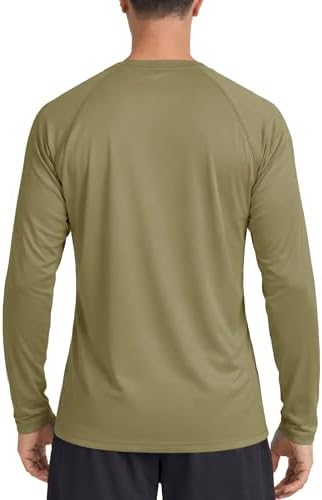 Boladeci Men's UPF 50+ Sun Protection UV SPF Shirts Long Sleeve Lightweight Quick Dry Swim T-Shirts Rash Guard - Image 6