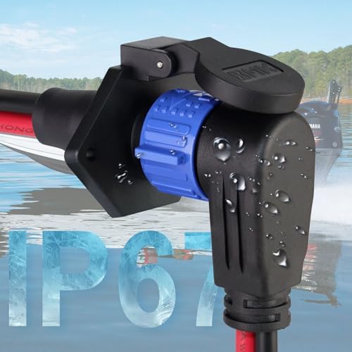 Trolling Motor Plug and Receptacle,12V/24V/36V/48V Trolling Motor Plug - Image 4