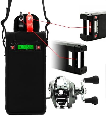 Electric Reel Battery. 14.8V 20Ah Large Capacity. Built-in chip. High Safety Performance. It is Your Best Companion to Start Fishing. Compatible with Daiwa&Shimano Electric reels. (Gold) - Image 3
