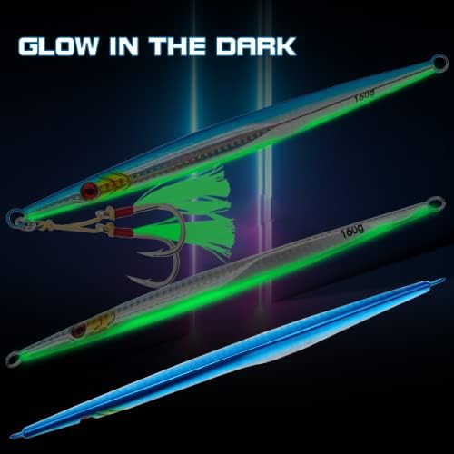 3pcs Saltwater Vertical Fishing Jigs Metal Jigging Spoon - Image 5