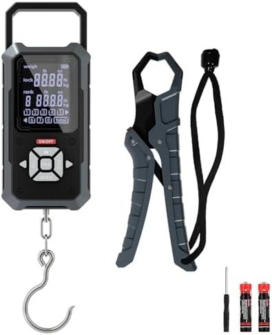 GRAM PRES Fish Scale 88lb/40kg, Digital Tournament Fishing Weight Scale by GRAM+PRES