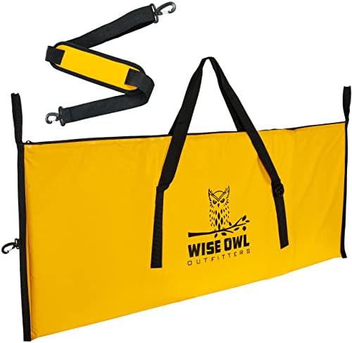 Wise Owl Outfitters Insulated Fish Bag - 40x16 or 68x24 Inch Leakproof Fish Cooler Bag w/Carry Handle - Portable Ice Chest Stores Fish, Food, Beverages for Fishing, Camping, Kayak by WiseOwlOutfitters