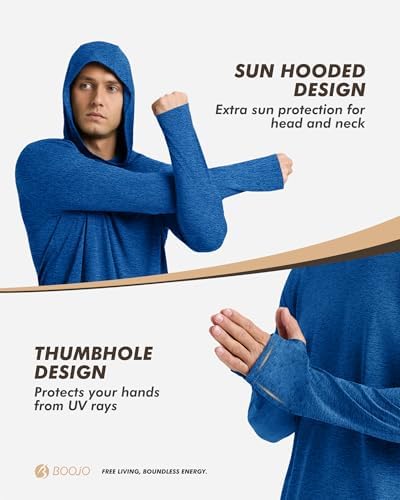 4 Pack Sun Hoodie for Men UV UPF 50+ Lightweight Fishing Shirts Rash Guard - Image 4