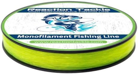 Reaction Tackle Monofilament Fishing Line, Pro Grade Nylon Mono Line by ReactionTackle