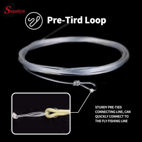 3-Pack Fluorocarbon Tapered Leader – 7.5-12FT, 0X-7X, 8-26LB - Image 4