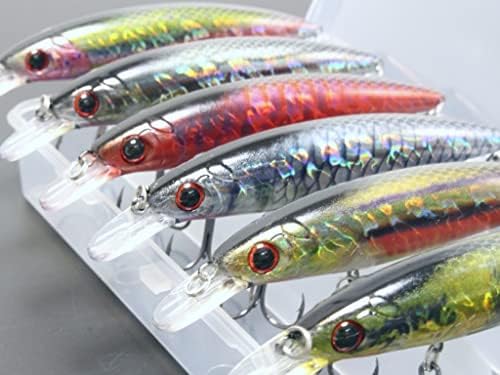 Minnow Crankbait for Bass Fishing Bass Lure Jerkbait Fishing Lures and Tackle Box - Image 2
