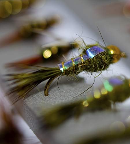 Outdoor Planet Premium Fly Fishing Flies Assortment | Waterproof Fly Box | Dry, Wet, Nymphs, Streamers, Wooly Buggers, Hopper, Caddis | Trout, Steelhead, Bass Fishing Lure Set - Image 6