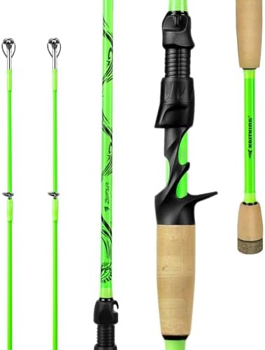 KastKing Zephyr Dual Tip Spinning & Casting Fishing Rods, Green by KastKing