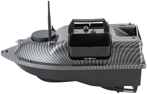 RC Bait Boat, 600m/1968ft Long-Distance Control Surf Fishing Bait Boat 4.4LBS Loading Capacity with Dual 5200mAh Battery and LCD for Lake/Ocean Angling, Auto Navigation (Gray) - Image 7