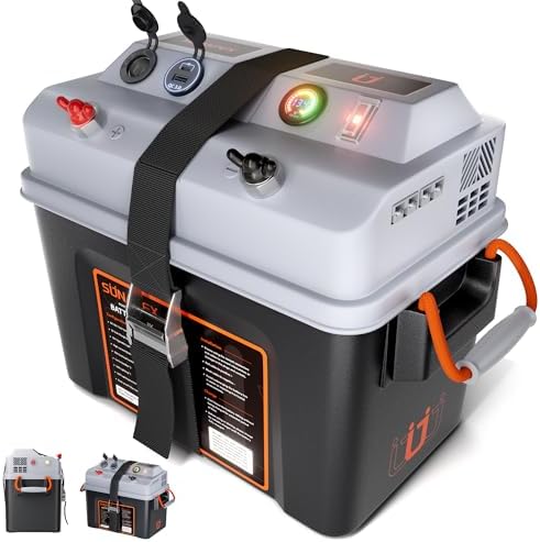 SUNAPEX Trolling Motor Smart Battery Box PRO 12V/24V Marine Power Center by SUNAPEX-PASSINGTHEJOY