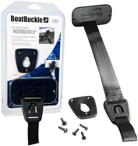 BoatBuckle 24-Inch Self-Retracting Fishing Rod Holder for Boat by BoatBucklebyIMMI