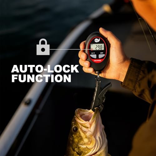 SNAIL TRAIL 100 lbs Digital Fishing Weight Scale & 4.6'' Fish Lip Gripper - Image 7