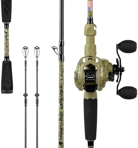 KastKing Spartacus Defender Twin-Tip Fishing Rod and Reel Combo by KastKing