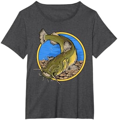 Flathead Catfish Fishing T-Shirt by Hunting+%26+Fishing+Merch
