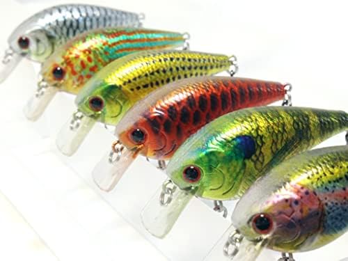 Minnow Crankbait for Bass Fishing Bass Lure Jerkbait Fishing Lures and Tackle Box by wLure