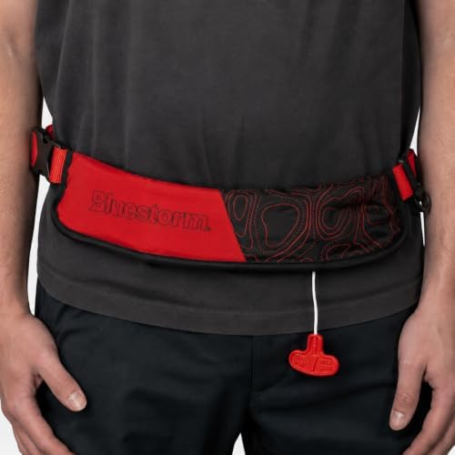 BLUESTORM Cirro 16 Manual Inflatable Belt Pack for Adults | US Coast Guard (USCG) Approved Life Jacket Waist Belt PFD for SUP Paddleboarding, Fishing & Kayaking - Image 3