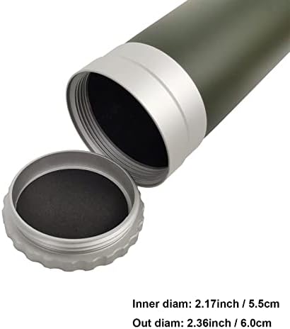 Aventik Carbon Fiber Fly Fishing Rod Tube Case with CNC Alu Cap - Image 3