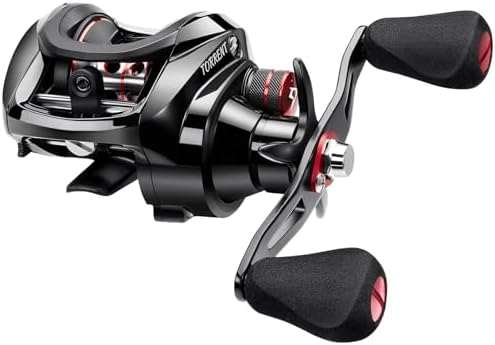 Piscifun Torrent Baitcasting Reel, 18LB Carbon Drag, Magnetic Brake by Piscifun
