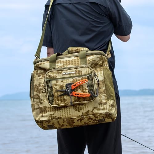 KastKing BaitSpace Tackle Bag with Removable Bait Binder, 4 Tackle Boxes - Image 2