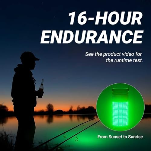 Rechargeable Underwater Fishing Light, 40W-160W, 4 Colors - Image 4