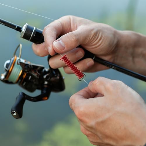 Soulchen Dip Bait Worms for Catfish Soft Swimming Lures for Catfish with Trident Hook Plastic Swim Baits Freshwater/Saltwater Plastic Swimming Lures - Image 5