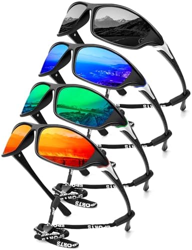 KALIYADI Sports Polarized Sunglasses Men UV400 Protection for Fishing Driving Cycling by KALIYADI
