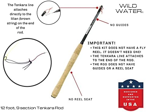 Tenkara Fly Fishing Kit 12ft Rod - Image 2