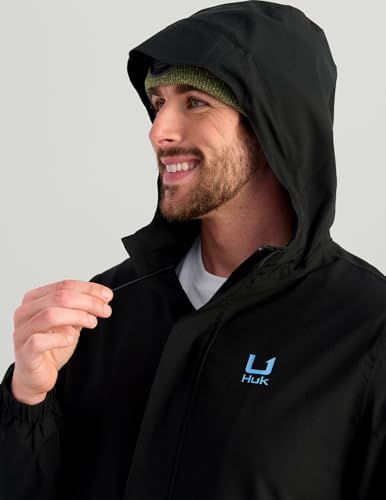 HUK Men's Storm Heavy Duty Rain Jacket 2.0, Waterproof, Windproof, Breathable Rain Coat for Fishing and Outdoor Activities - Image 5