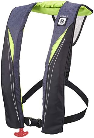 BLUESTORM Cirrus26 Inflatable PFD Life Jackets for Adults | US Coast Guard Approved Automatic Life Vest w/Manual Override Convertibility by Bluestorm