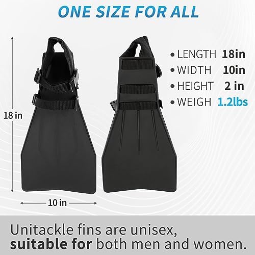 Float Tube Fins w/ Adjustable Buckle, Wear Resistant, for Tube Fishing - Image 4