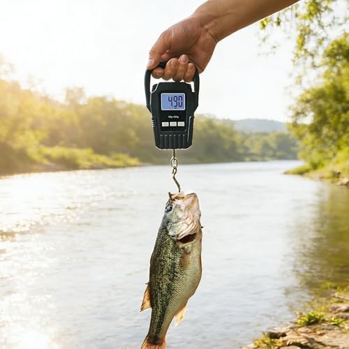 Fishing Tool Kit with Fish Gripper, Portable Fish Scale, Stainless Steel Soap & Measuring Ruler – Saltwater Resistant Tackle Accessories for Freshwater and Saltwater Anglers (Black) - Image 5