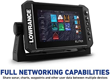 Lowrance Elite FS 9 Fish Finder with Active Imaging 3-in-1 Transducer, Preloaded C-MAP Contour+ Charts (Renewed) - Image 3