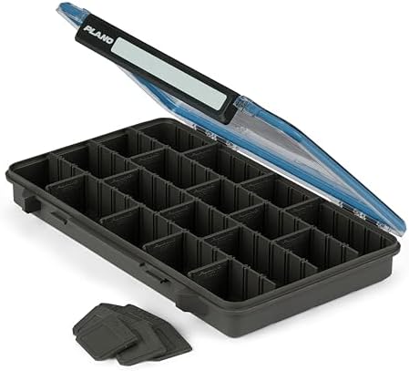 Plano StowAway 3700 Waterproof Stow Tackle Box, IPX7 Waterproof, with Rustricor, Single Latch Design, Transparent DuraView Lid, Stackable Storage for Fishing Bait, Lures and Gear - Image 6