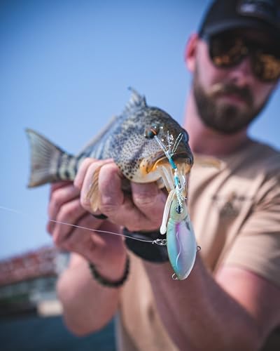 Nomad Design Original Squidtrex Patented Vibrating Fishing Lure - TPE Soft Plastic Lure Bait for Saltwater with Strong BKK Assist Hooks, Fishing Bait that Catches Many Species - Image 3
