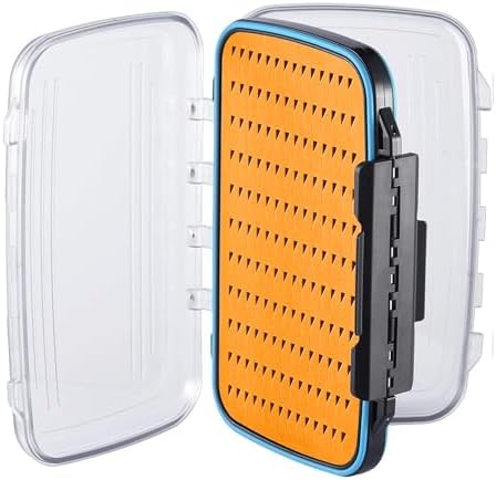 Gonex Fly Boxes for Fly Fishing files Jigs Waterproof Double Sided Fly Case by Gonex