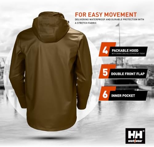 Helly Hansen Gale Men's Rain Jacket, Waterproof, Stretch Fit, Hiking Jacket - Image 5