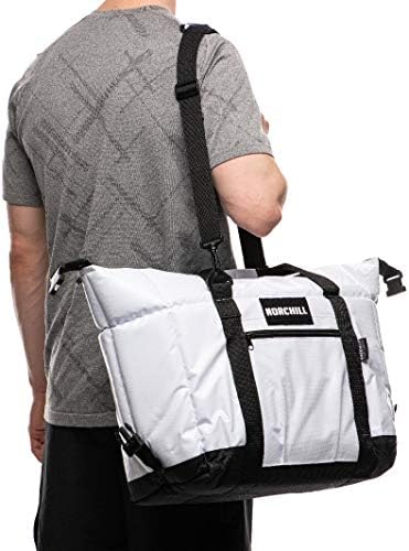 NorChill Soft Coolers 12 Can Insulated Marine Boatbag Soft Sided Cooler, White - Image 3