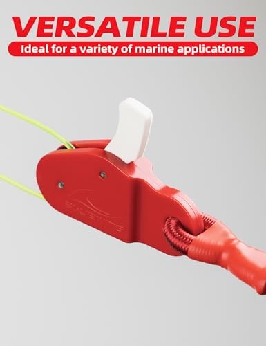 BLUEWING Outrigger Halyard Lock Pulley Single/Double/Triple Halyard Line Lock Pulley with Ball Bearing Snap Swivel for Offshore Fishing - Image 3