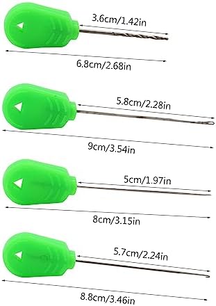 COOLHOOD 4 in 1 Baits Needle Baiting Tackle Rig Tools Carp Fishing Baits Equipment Stainless Steel Fishing Rigging Baits Needle Multifunctional Fishing Tool Set - Image 3